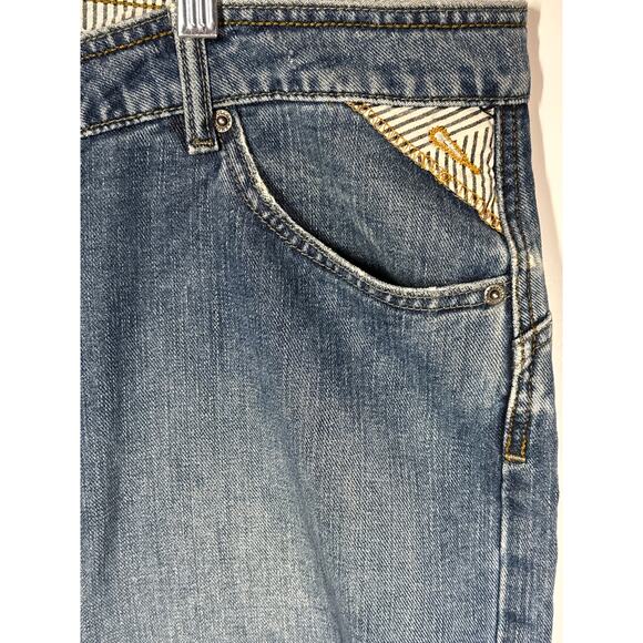 Volcom Enowen Classic Straight Leg Denim Skater Jeans Streetwear Blue Size 38 - Picture 5 of 16